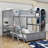 Jakavious Kids Bunk Bed with Drawers-526556478-526556479