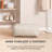 Florence 10" Cream Footrest Upholstered Pouf Ottoman-116422362