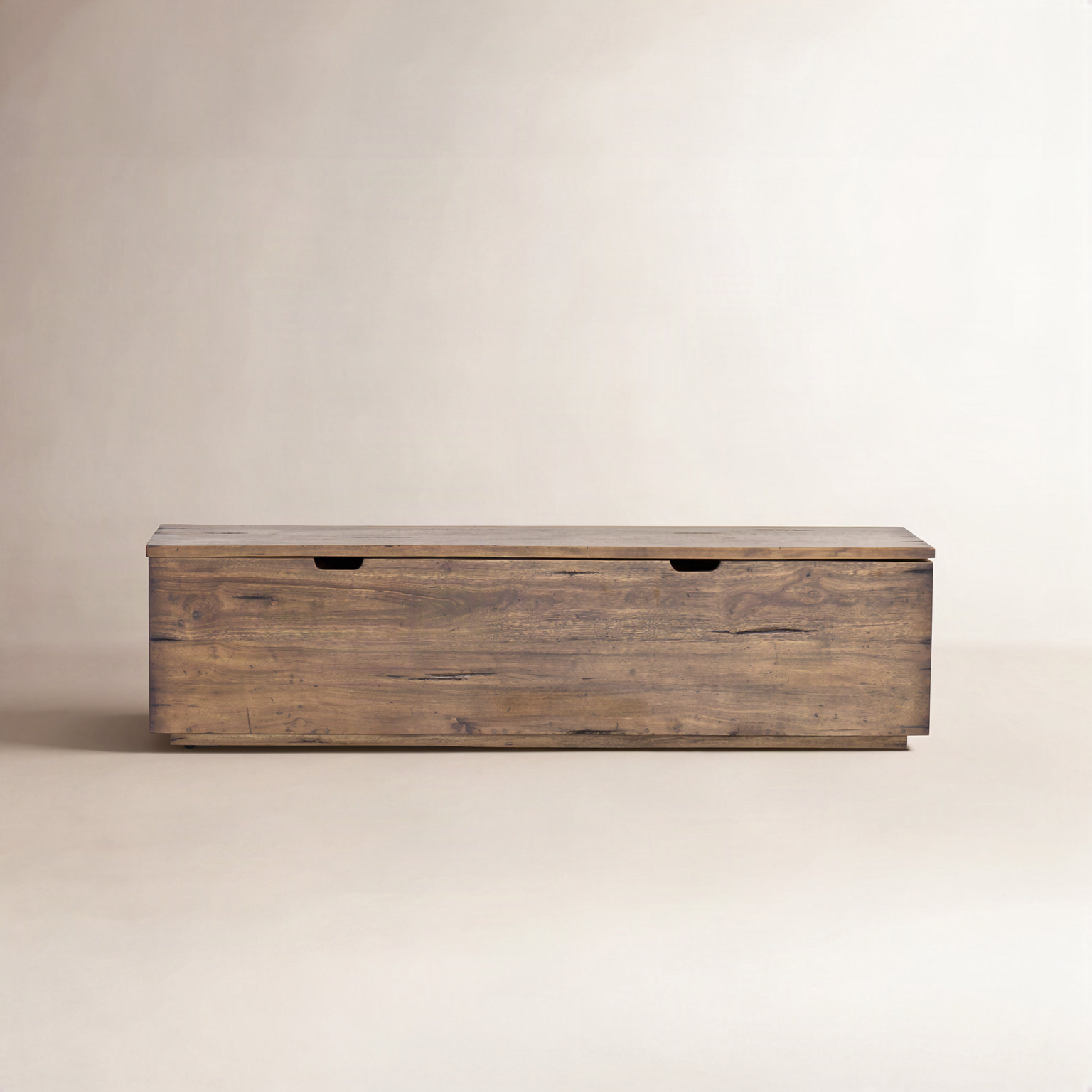 Flaire Accent Storage Trunk, Reclaimed Fruitwood