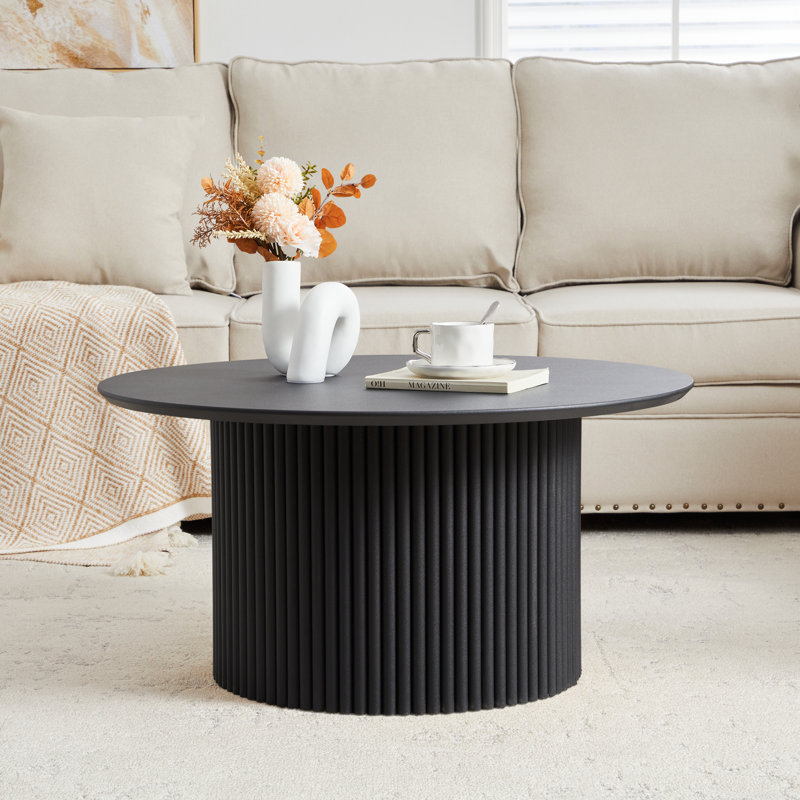 Table basse 31,5 po, Noir, 15.75" H x 31.5" W x 19.69" D