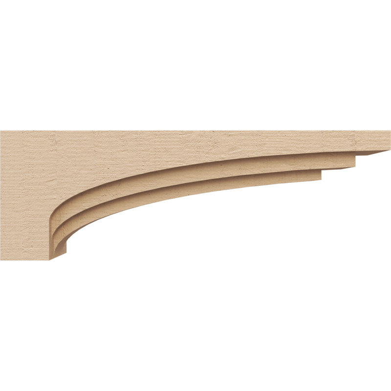 Bois de cèdre brut Rockford, corbeau apprêté Rockford, H 8 po x l 4 po x P 24 po