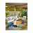 Blurred Multi Color Pattern Woven Base and Washable Area Rug-1501060935
