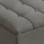 Banc de rangement rembourré 100% lin Heihachi-121254303