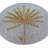 Glass Beads Embroidered Round Placemat