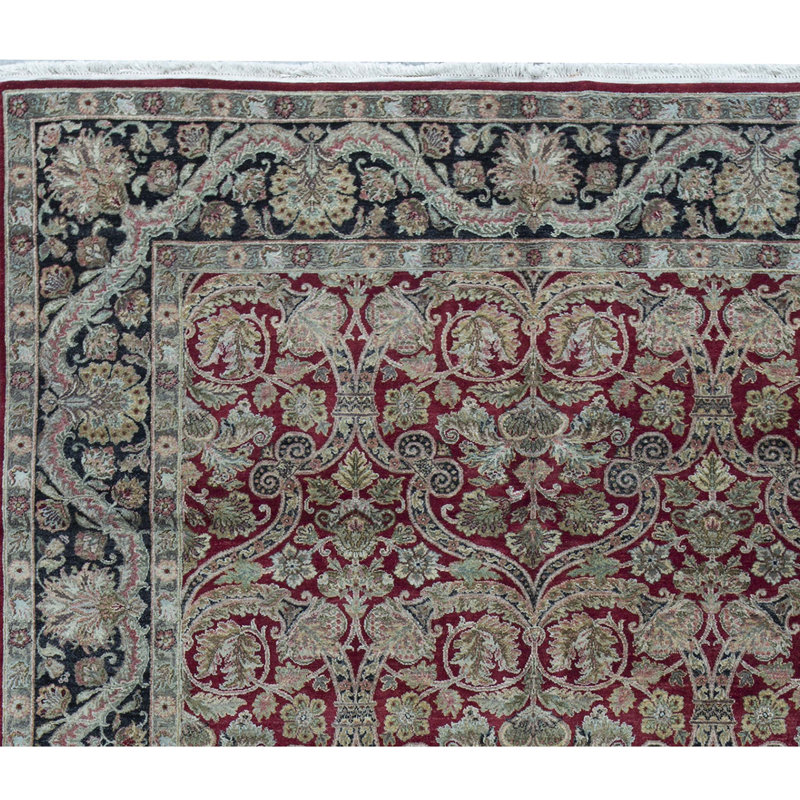 Agra Wool Oriental Area Rug, Rectangle 8' x 9'9"