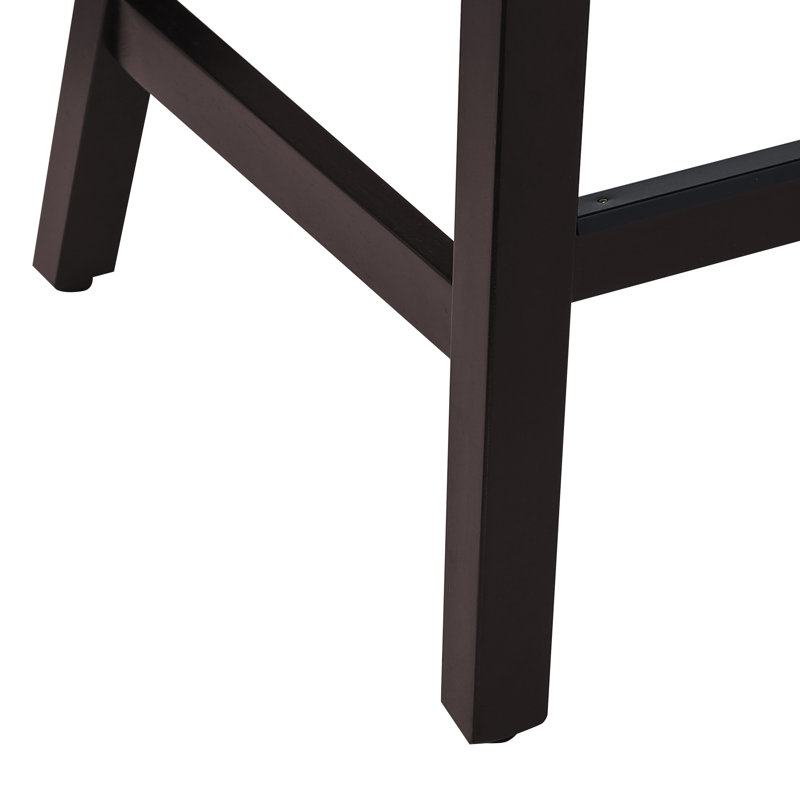 Tabouret de comptoir pivotant 26 po Arabele, Similicuir brun, 2, Marron foncé
