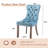 High-end Tufted Velvet Upholstered Nailhead Dining Chair-1240169722-1240169698