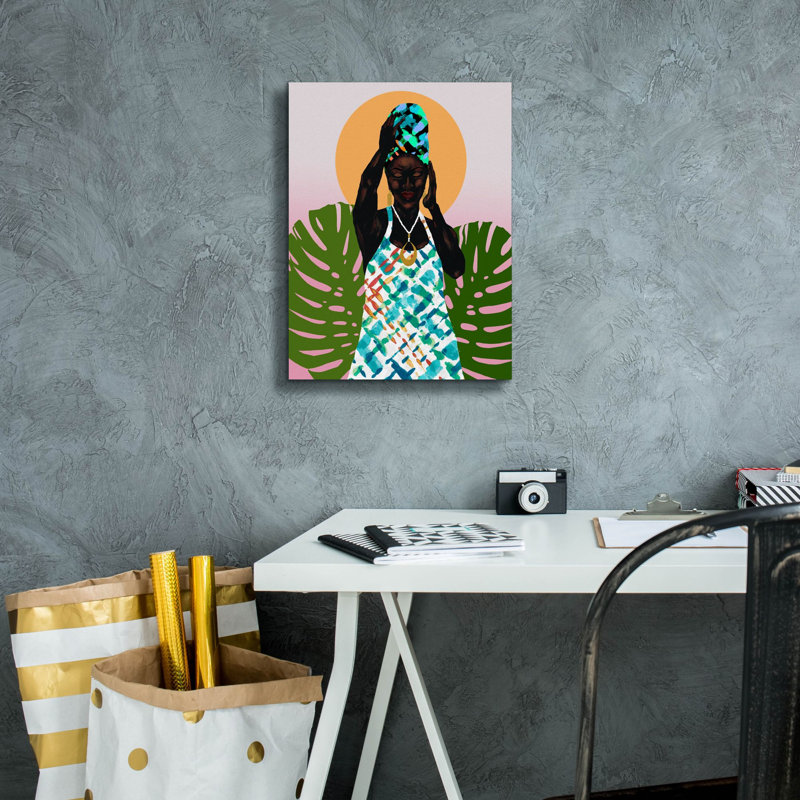 "Epith Graffiti" Her Faith "par Alonzo Saunders, art mural sur toile, 12 po x 16 po, H 16 po x l 12 po