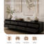 Meuble télé 78,8 po en bois pour le salon, console Mid-Century moderne avec 8 tiroirs-2030942149