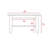 Danvers Rectangle Coffee Table Black Wengue