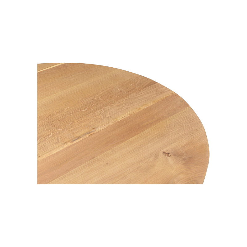 Signa Solid Oak Dining Table, 36" W x 76" L, Natural