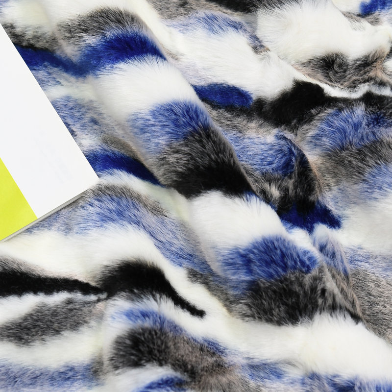 Hand Woven Throw Blanket, Blue
