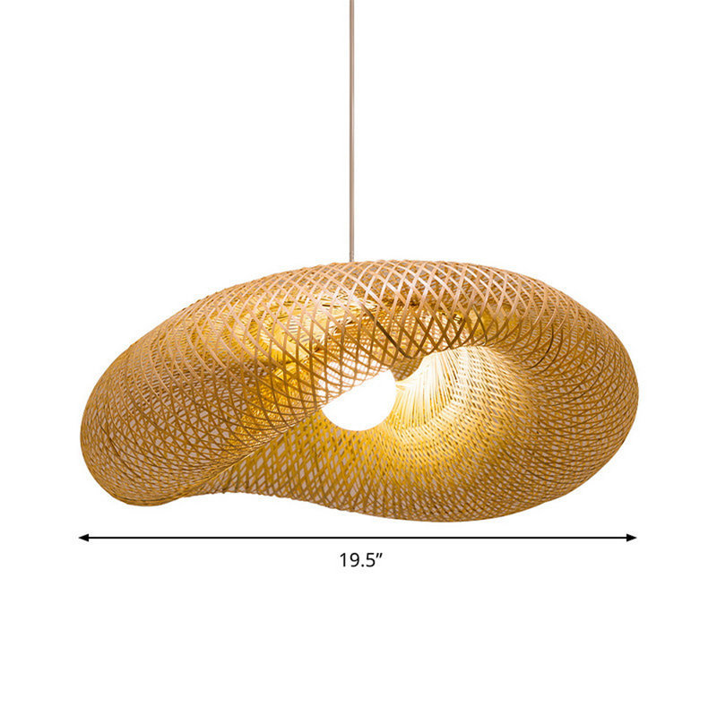 Luminaire suspendu 1 lumière DEL Jaclynn, H 7 po x l 19,5 po x P 19,5 po