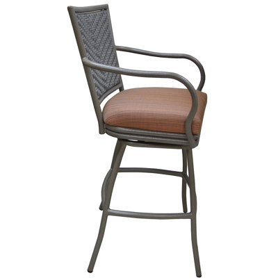 Cutlip Patio Bar Stool with Cushion