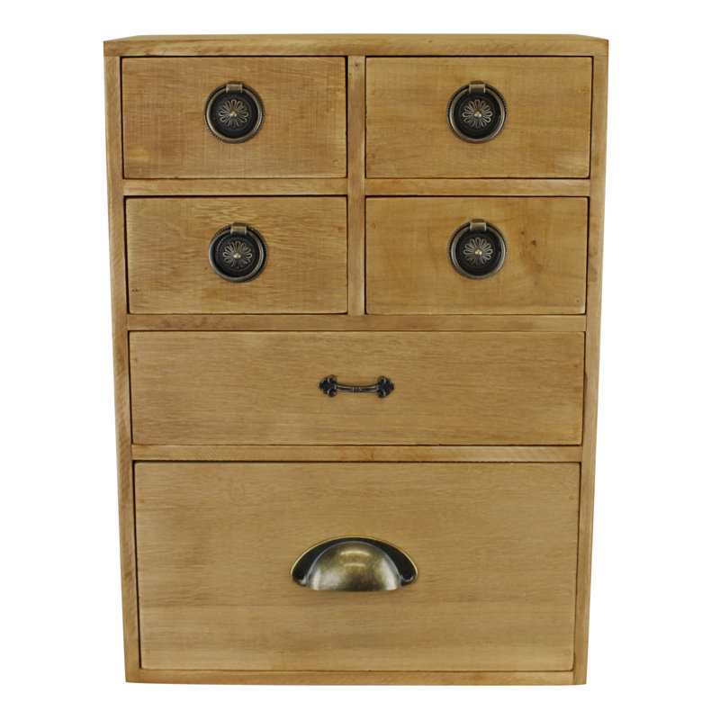 Dews Wood Desk Organiser