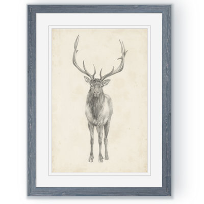 " Elk Study " by Paul Cezanne
