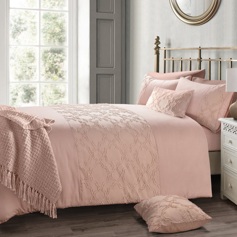 Annamari Duvet Cover, Blush, Luxury Footbal