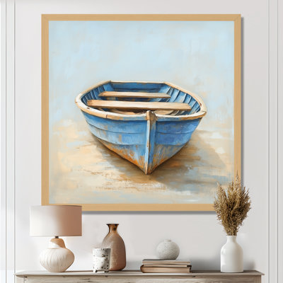 Blue Harbor Dory - Rowboat Framed Wall Art