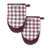 KitchenAid Gingham 2-Piece Oven Mitt-112956240-112956236