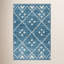 Kota Indigo Machine Printed Washable Rug-567715655