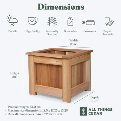  2-ft Box Planter