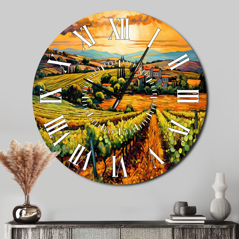 Horloge murale Vangogh - Vangogh, Surdimensionné