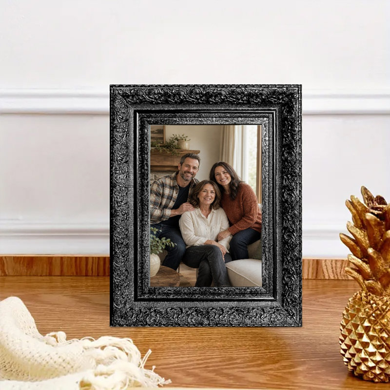 Cadre photo de table 11 pièces x 11 "noir 11" pour cadeaux de fête des Mères, Black, 1, 11" W x 14" H