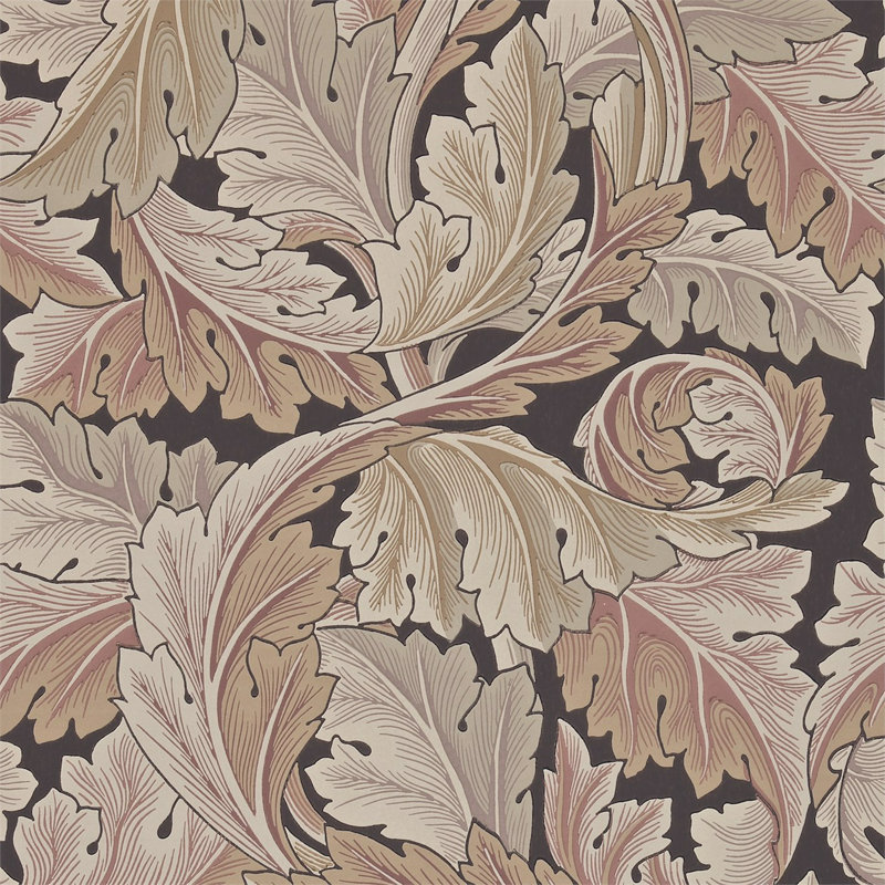 Acanthus Wallpaper, Terracotta