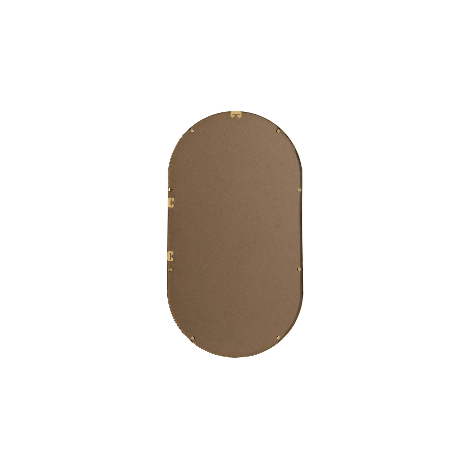 Sabine Metal Pill Wall Mirror, Brass, 36" x 20"
