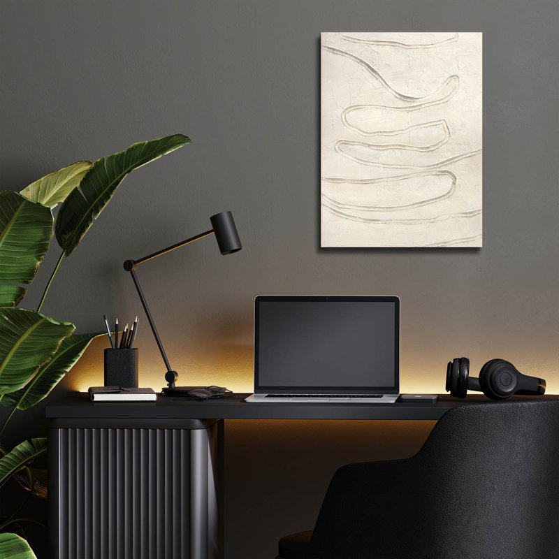  'Track The Line' by Design Fabrikken Acrylic Glass Wall Art, 12" x 16"