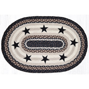 Hand Braided Striped Indoor Rug