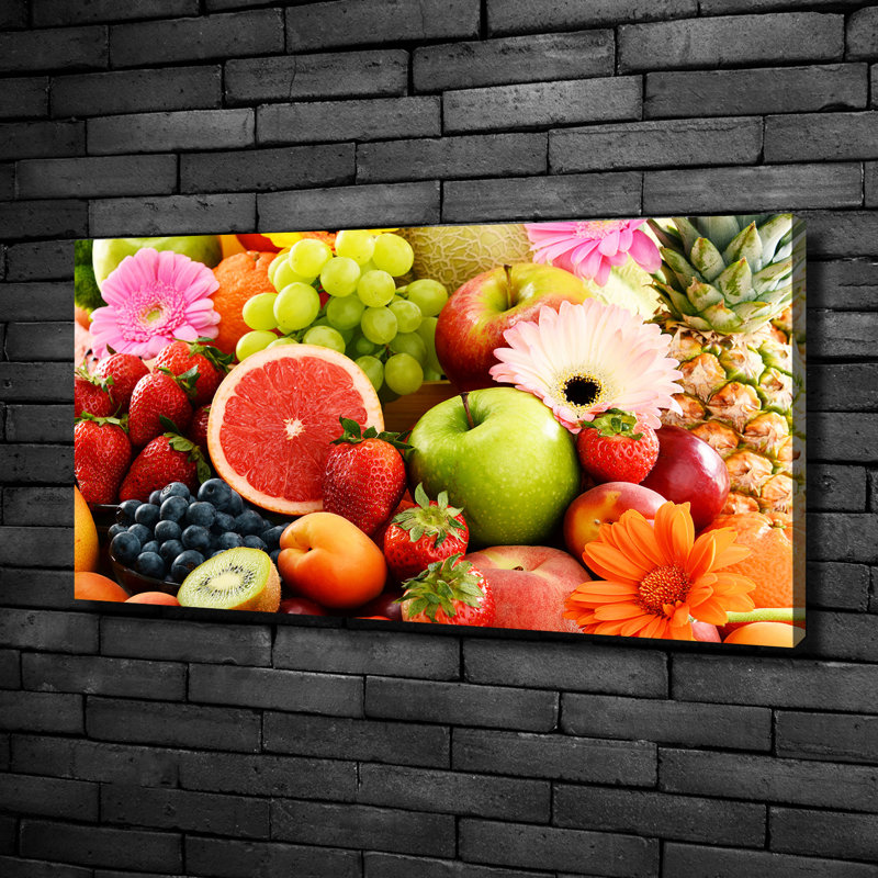 Colorful Fruits - Wrapped Canvas Print