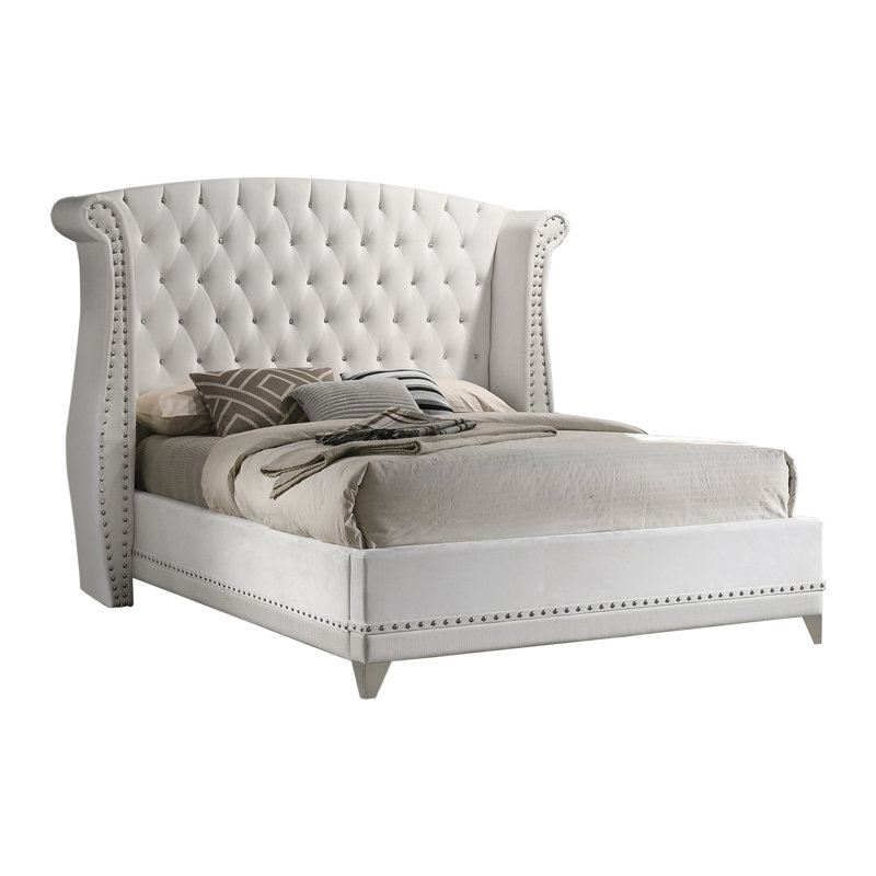 Cobblefield Upholstered Wingback Bed, Queen