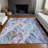 Premium Machine Washable Prisco Blue Rug-975949613