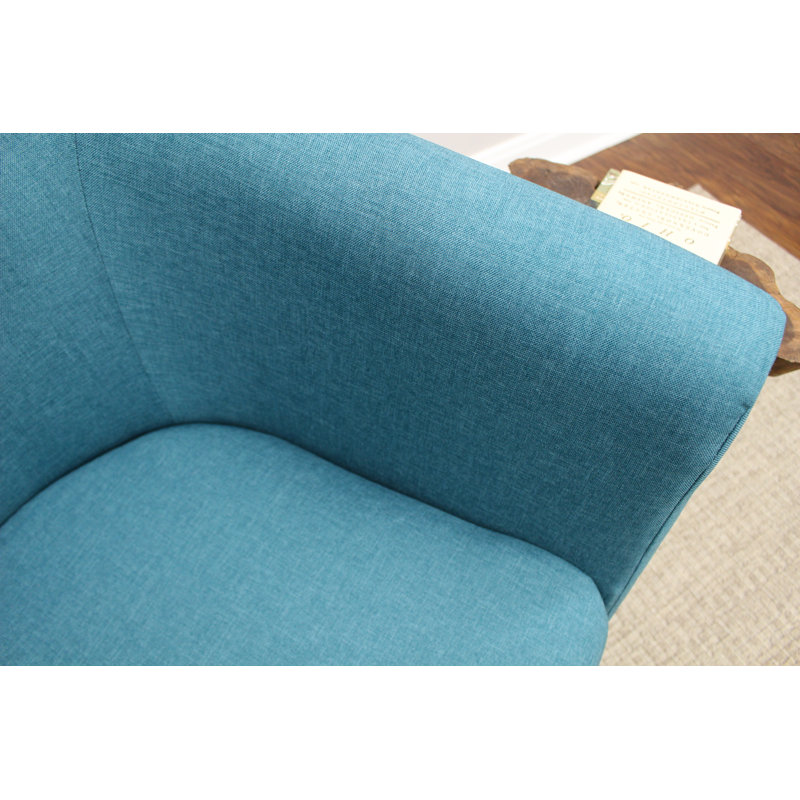 Liam 31.5" W Barrel Chair, Jitterbug Caribbean