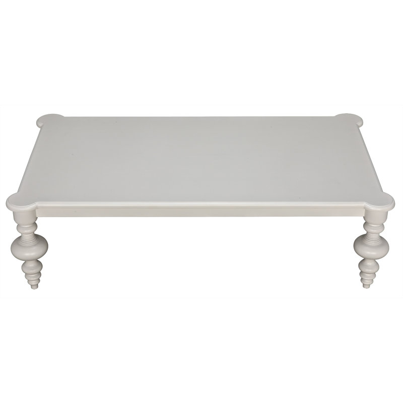 Table basse Graff, Blanc Uni