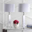 Ensemble de lampes de table transparentes 32 "Gino