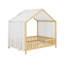 Lit de plancher avec auvent, balustrades et toit-1270994062-1270994060