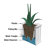 Selevae Resin Planter Box with Water Reservoir-1028672285-1028672231