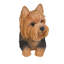 Statue de yorkshire terrier allongé