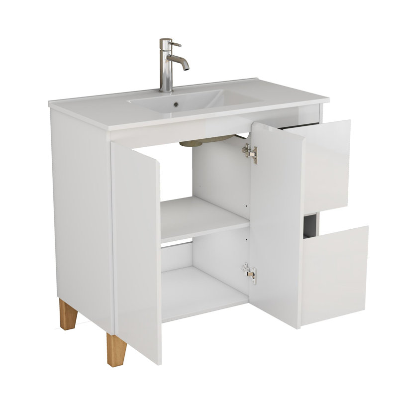 Meuble-lavabo sur pied 36 po avec lavabo