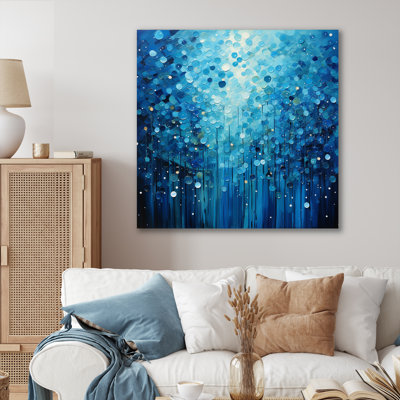 Azure Symphony III - Abstract Landscape Canvas Prints