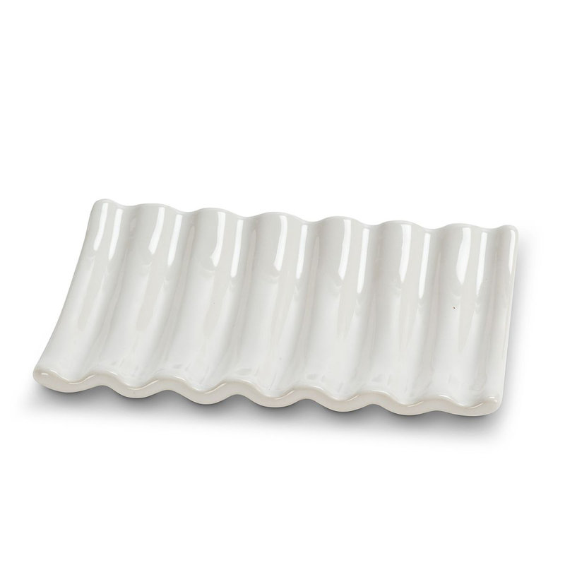 Ceramic / Porcelain Soap Dish, White