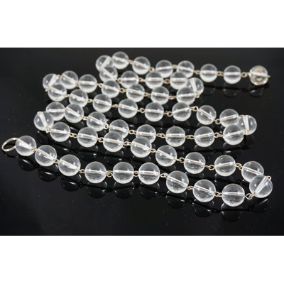 Guirlande fantaisie en cristal blanc