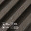 8 Piece 96.06" x 6.26" Slat, Decorative PVC, Wall Panel-90750053