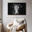 «Pondering Cow», reproduction sur toile-100689934