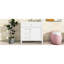 Meuble-lavabo moderne avec lavabo 36 po, 2 tiroirs et tiroir coulissant, configuration fonctionnelle-916293710