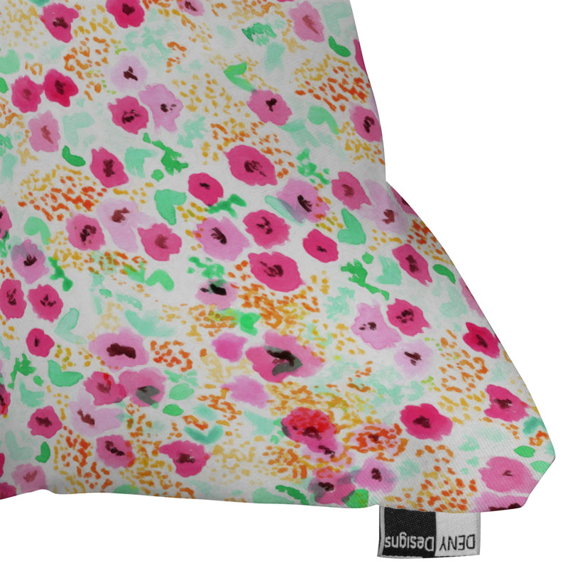 Coussin décoratif floral bouck, 16 po x 16 po