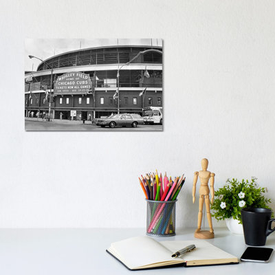 Chicago, Wrigley Field - Wrapped Canvas Photograph