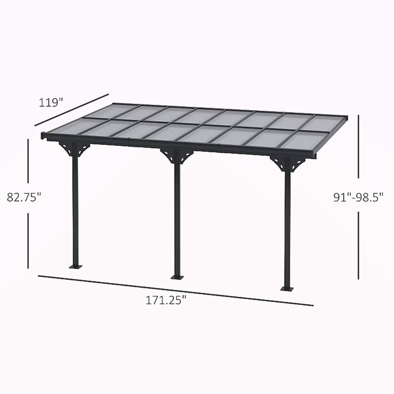 Pergola murale, pergola d'extérieur